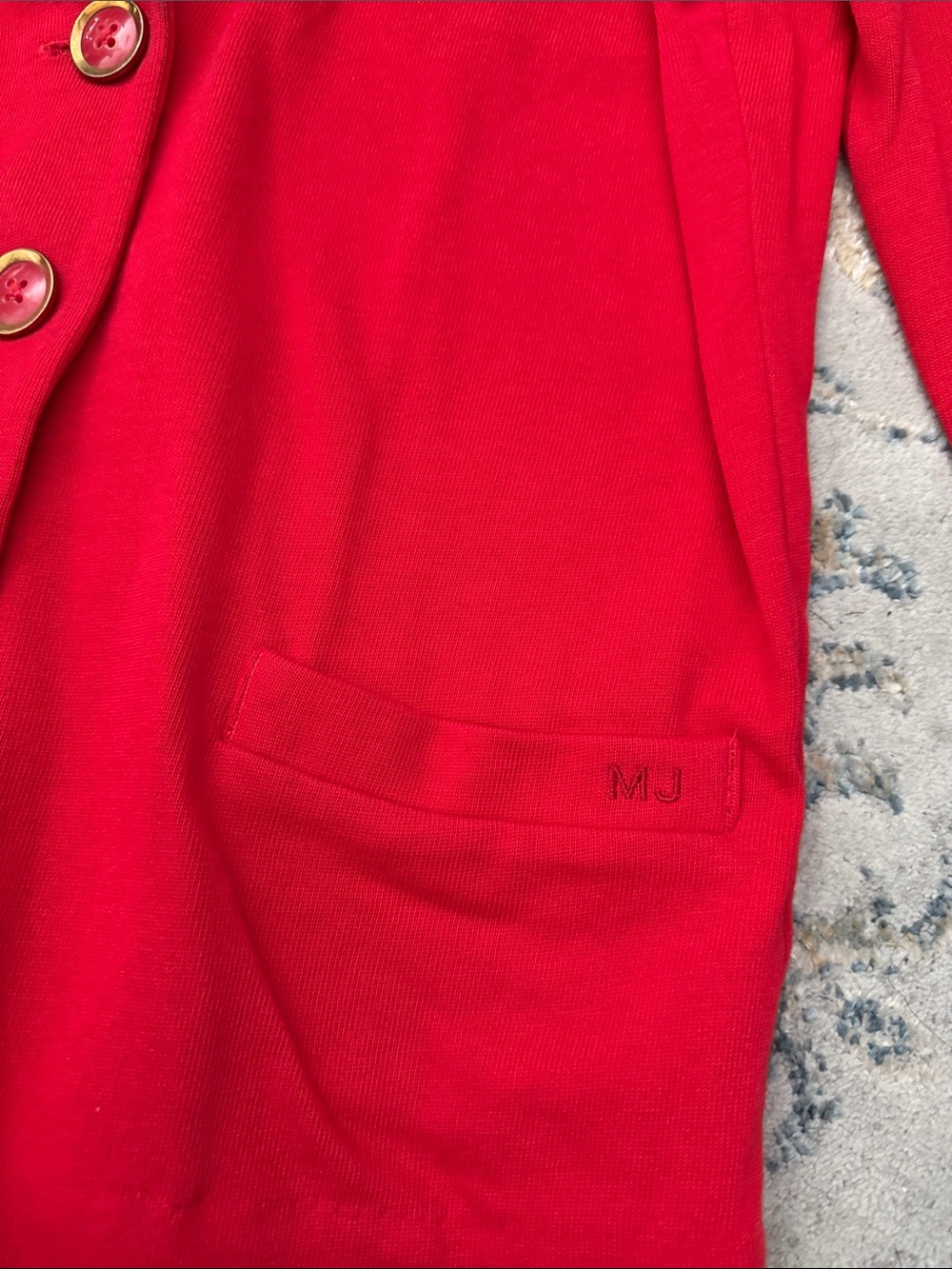 Marc by Marc Jacobs Bright Red Tailored Blazer - Picture 5 of 7
